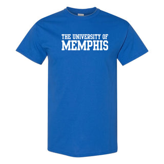 Memphis Tigers Basic Block Short Sleeve T-Shirt - Royal