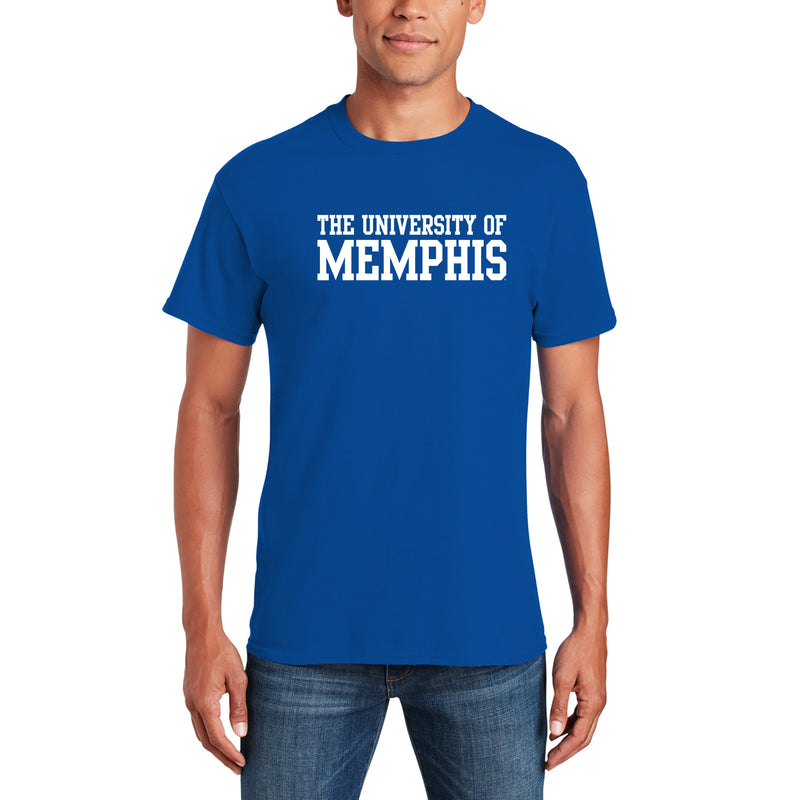 Memphis Tigers Basic Block Short Sleeve T-Shirt - Royal