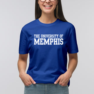 Memphis Tigers Basic Block Short Sleeve T-Shirt - Royal