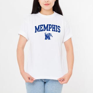 Memphis Tigers Arch Logo T-Shirt - White