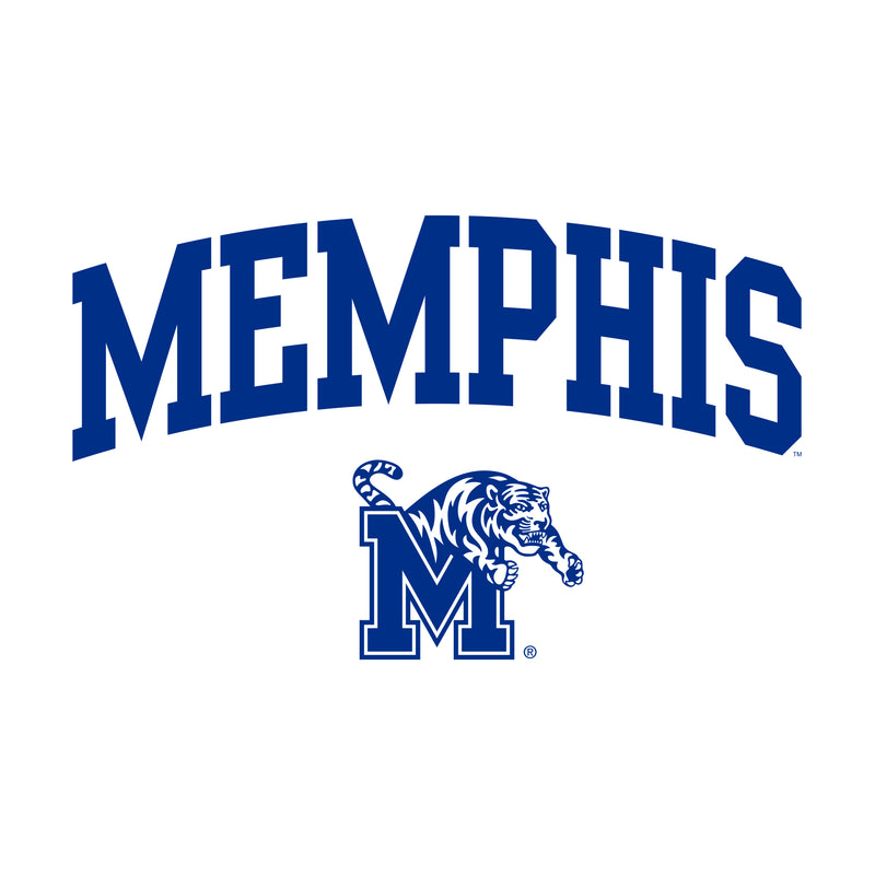 Memphis Tigers Arch Logo Womens T-Shirt - White