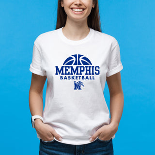 Memphis Tigers Basketball Hype T-Shirt - White