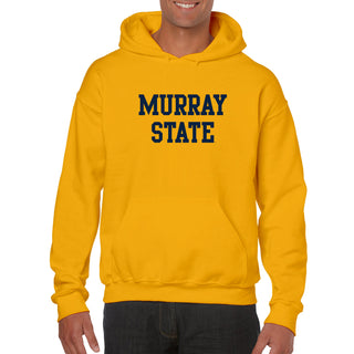 Murray State University Racers Basic Block Heavy Blend Hoodie - Gold