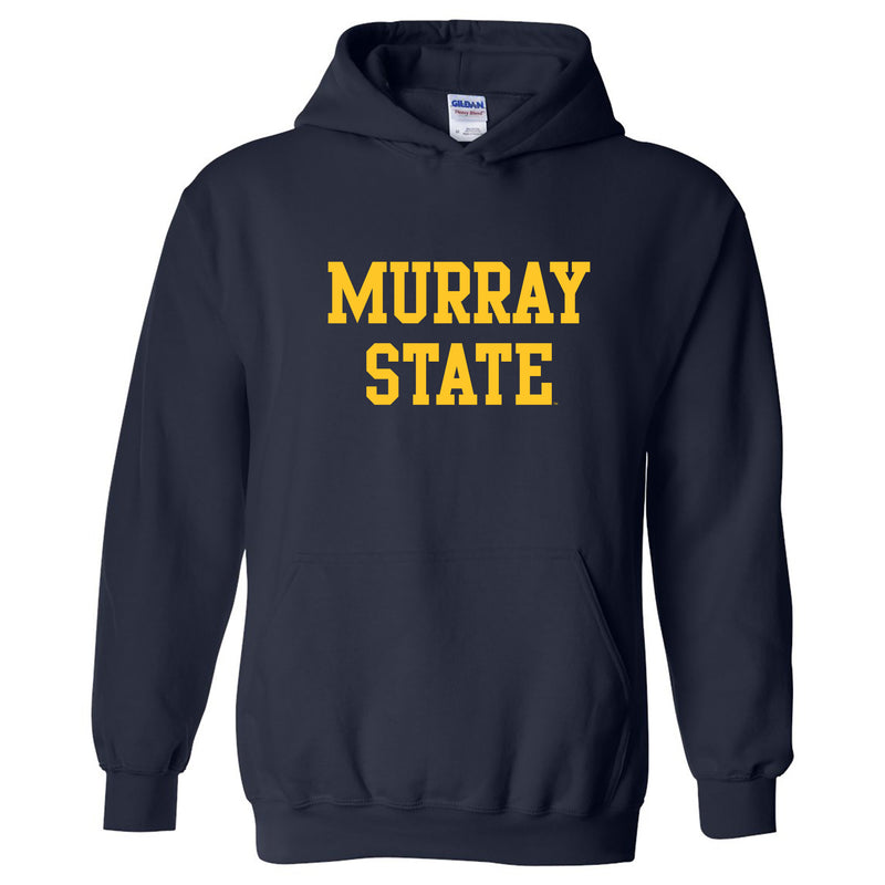 Murray State University Racers Basic Block Heavy Blend Hoodie - Navy