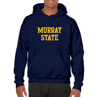 Murray State University Racers Basic Block Heavy Blend Hoodie - Navy