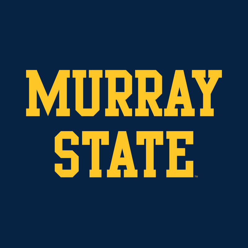 Murray State University Racers Basic Block Short Sleeve T Shirt - Navy