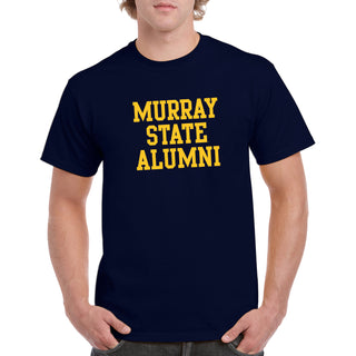 Murray State University Racers Alumni Basic Block Short Sleeve T Shirt - Navy