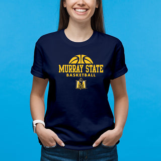 Murray State University Racers Basketball Hype Short Sleeve T Shirt - Navy