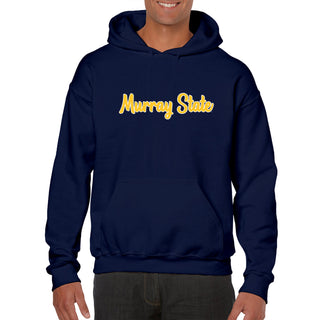 Murray State University Racers Basic Script Heavy Blend Hoodie - Navy