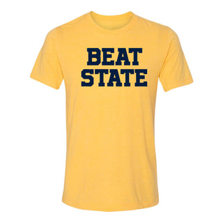 Beat State Triblend T-Shirt - Yellow Gold