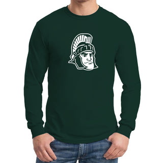 Michigan State University Spartans Sparty Mark Long Sleeve T-Shirt - Forest