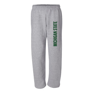 Michigan State Spartans Super Block Sweatpants - Sport Grey