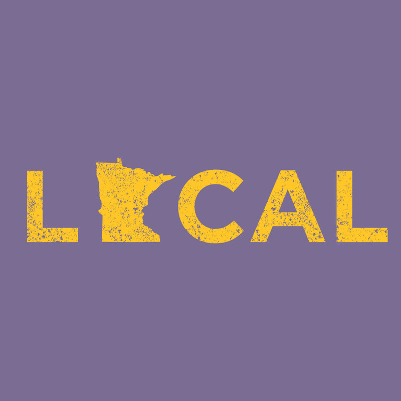 Minnesota Local Comfort Colors T-Shirt - Grape