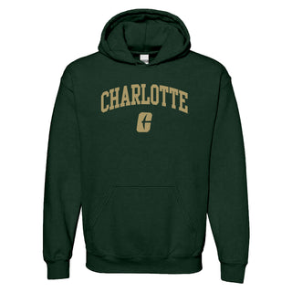 UNC Charlotte Forty-Niners Arch Logo Hoodie - Forest