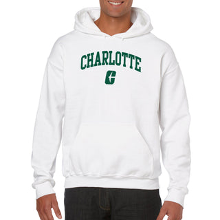 UNC Charlotte Forty-Niners Arch Logo Hoodie - White