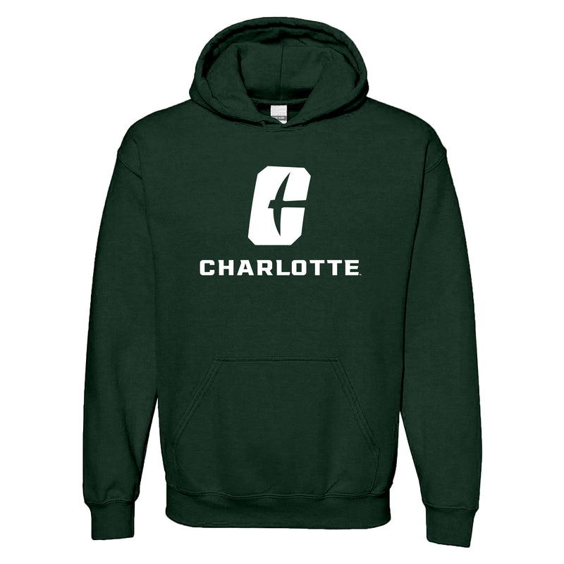 UNC Charlotte Forty-Niners Primary Logo Hoodie - Forest