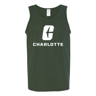 UNC Charlotte Forty-Niners Primary Logo Tank Top - Forest