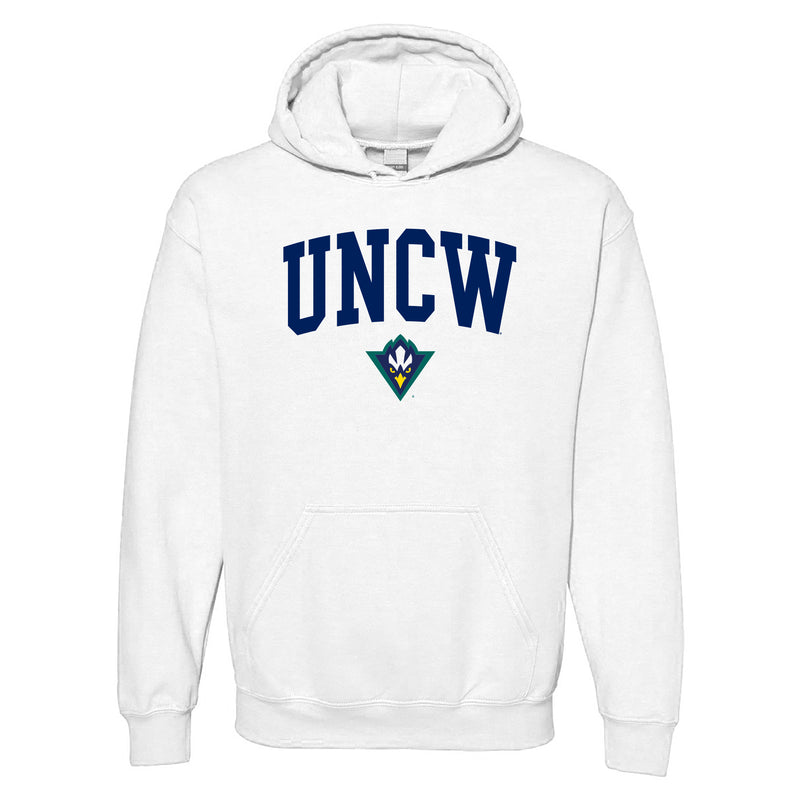 UNC Wilmington Seahawks Arch Logo Hoodie - White