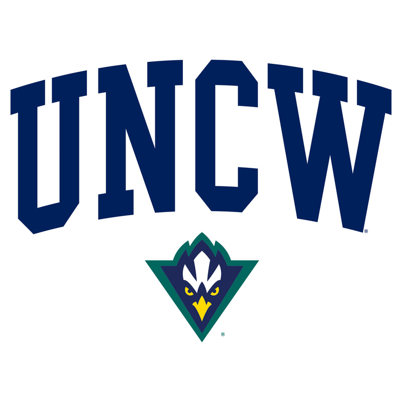 UNC Wilmington Seahawks Arch Logo Long Sleeve T Shirt - White