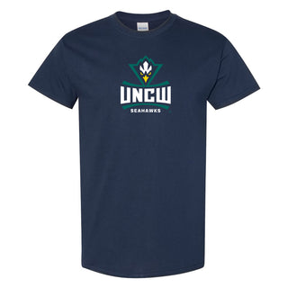 UNC Wilmington Seahawks Primary Logo T Shirt - Navy