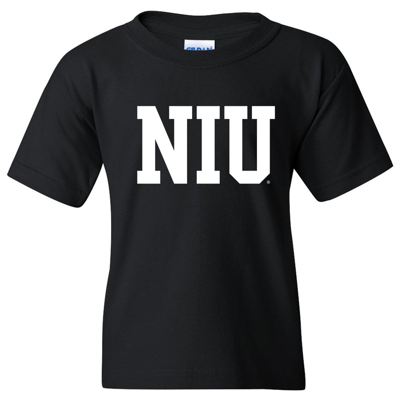 Northern Illinois Basic Block Youth T-Shirt - Black