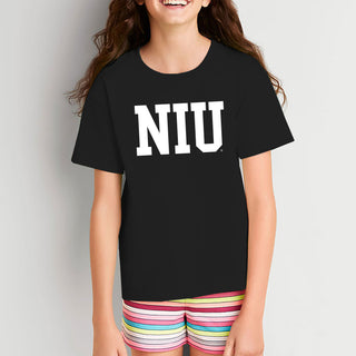 Northern Illinois Basic Block Youth T-Shirt - Black