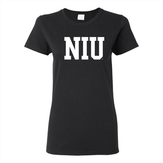 Northern Illinois Basic Block Women's T-Shirt - Black