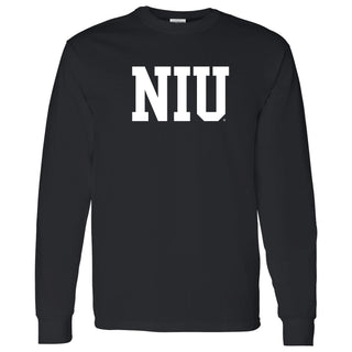 Northern Illinois Basic Block Long Sleeve - Black