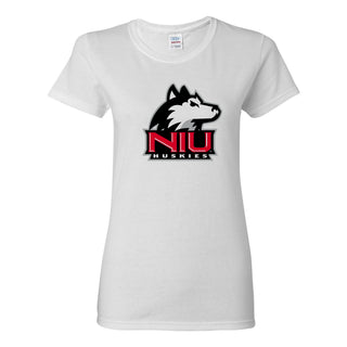 Northern Illinois Primary Logo Womens T-Shirt - White