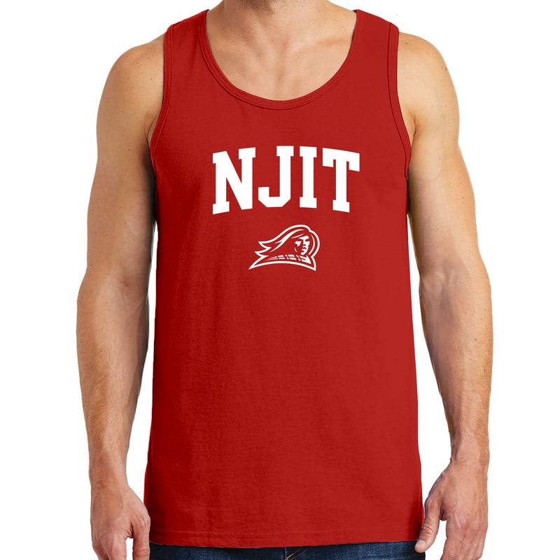 New Jersey Institute of Technology Arch Logo Tank Top - Red