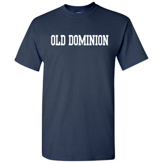 Old Dominion University Monarchs Basic Block Short Sleeve T Shirt - Navy