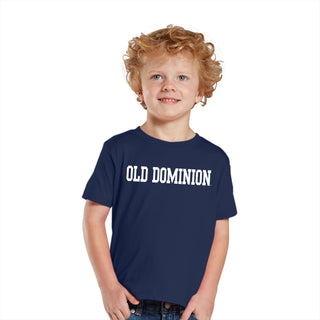 Old Dominion University Monarchs Basic Block Toddler Short Sleeve T Shirt - Navy