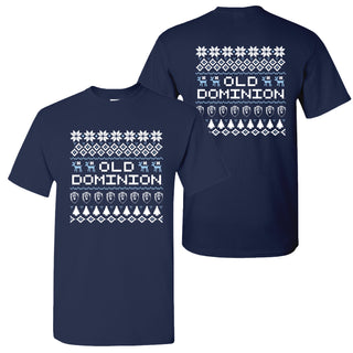 Old Dominion Holiday Sweater T-Shirt - Navy