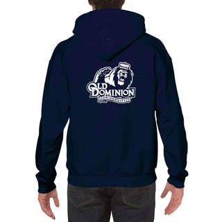 Old Dominion University Monarchs Front Back Print Heavy Blend Hoodie - Navy