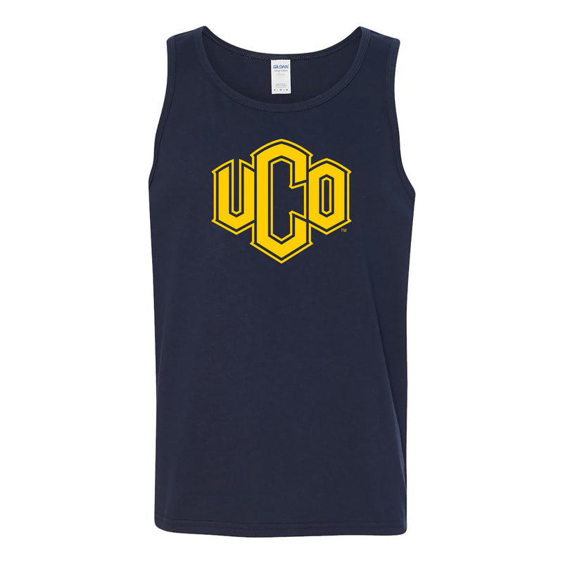 Central Oklahoma University Bronchos Primary Logo Tank Top - Navy