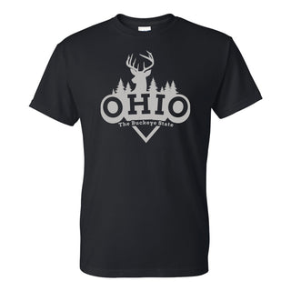 Ohio Deer Arch T-Shirt - Black