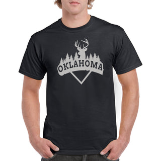 Oklahoma Deer Arch T-Shirt - Black