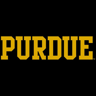 Purdue University Boilermakers Basic Block Hoodie - Black