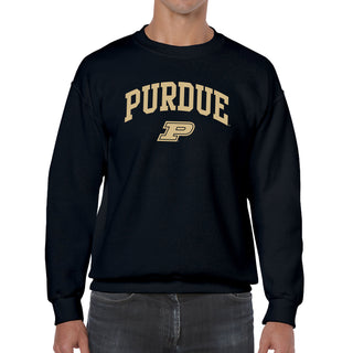 Purdue Boilermakers Arch Logo Crewneck Sweatshirt - Black