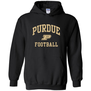 Purdue University Boilermakers Arch Logo Football Hoodie - Black