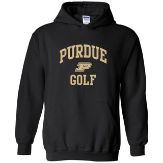 Purdue University Boilermakers Arch Logo Golf Hoodie - Black