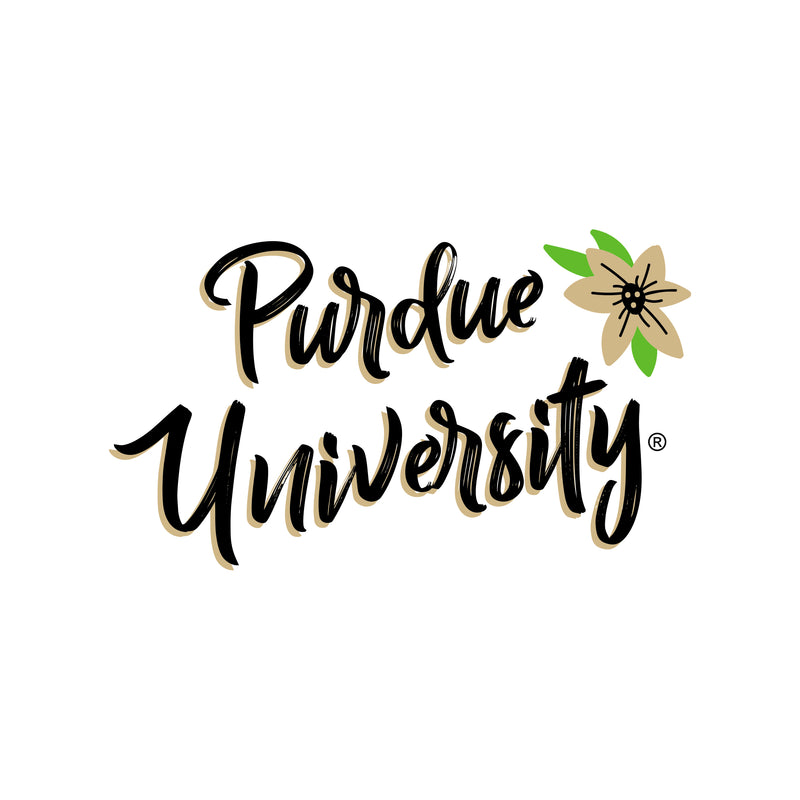 Purdue University Boilermakers Floral State Comfort Colors Short Sleeve T Shirt - White