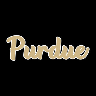 Purdue University Boilermakers Basic Script Heavy Blend Hoodie - Black