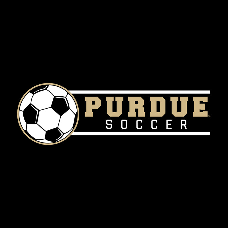 Purdue Boilermakers Soccer Spotlight T Shirt - Black