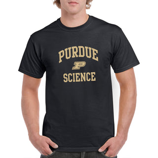 Purdue Arch Logo Science T Shirt - Black