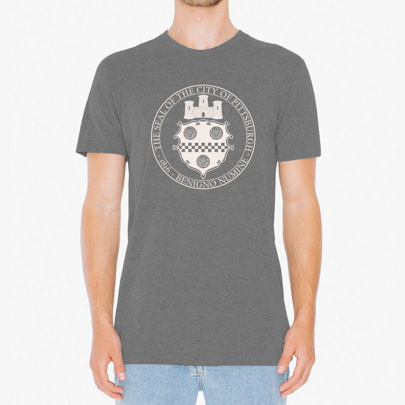 Pittsburgh City Seal Tee - Premium Heather