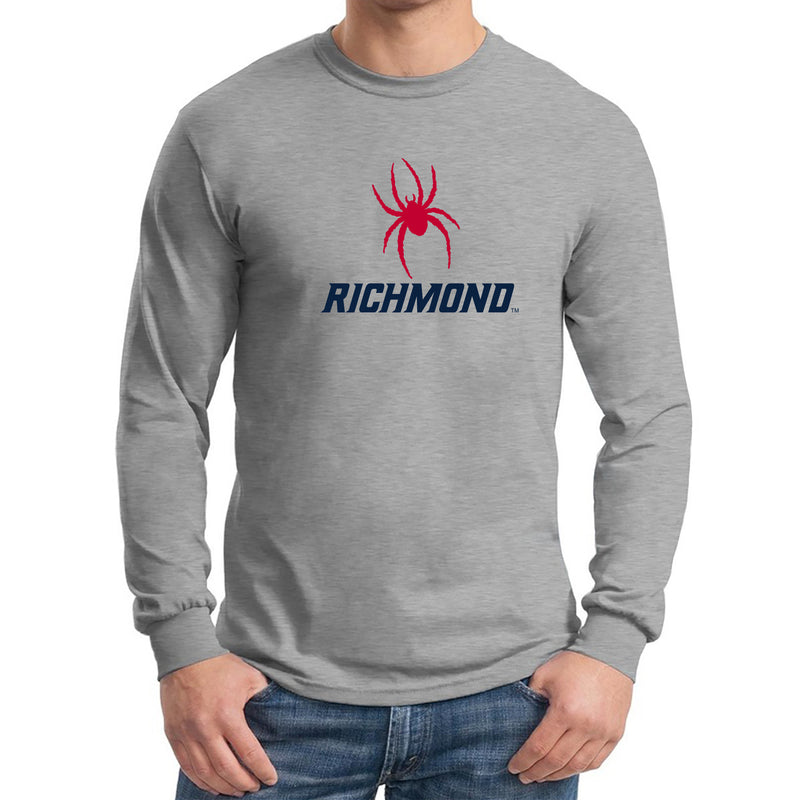 Richmond Spiders Primary Logo Long Sleeve T Shirt - Sport Grey