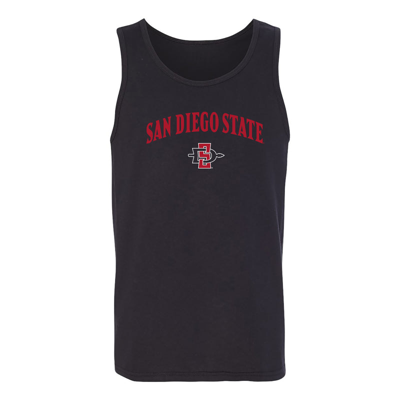 San Diego State Aztecs Arch Logo Tank Top - Black