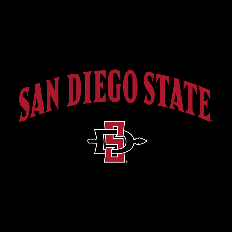 San Diego State Aztecs Arch Logo Crewneck Sweatshirt - Black