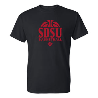 San Diego State Aztecs Basketball Hype T Shirt - Black